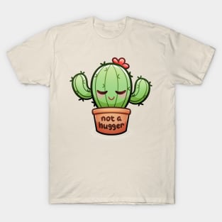 Not A Hugger | Cute Cactus T-Shirt